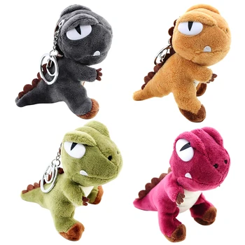 

Dropshipping Dinosaur Plush Toys Soft Stuffed Dolls Small Keychains Bag Pendant Keychain Kids Plush Toys Gift Kpop Accessories