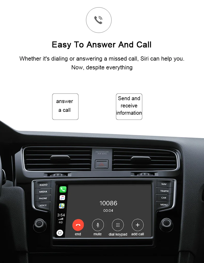 VEHEMO gps Автомобильный ключ USB портативный навигационный плеер Plug Play Авто смарт-ключ для Apple CarPlay Android система