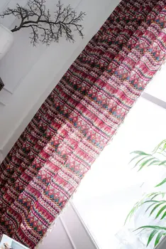 

Lychee Vintage Window Blackout Curtain Printed Shade Curtains for Living Room Bedroom Window Curtain Drape