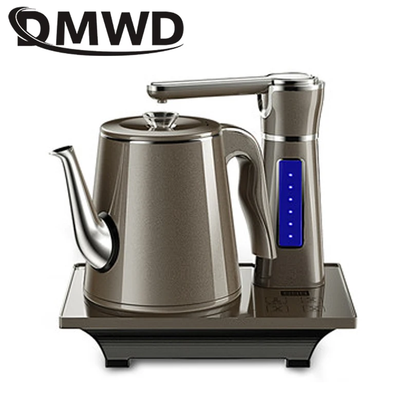 

DMWD Home Electric Fully automatic Kettle teapot set 0.8L stainless steel safety auto-off Water Dispenser samovar Pumping stove