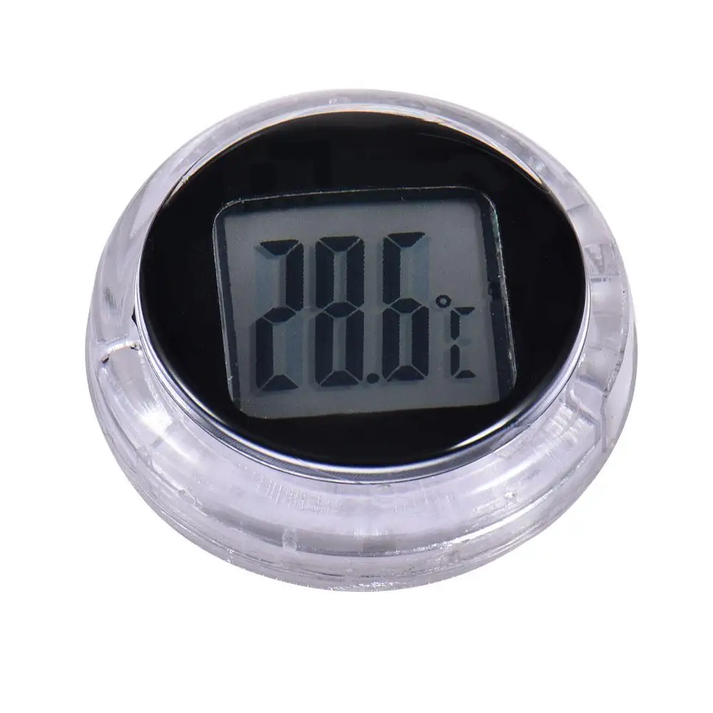 Durable Digital Thermometer Clock Motorcycle Meter Waterproof Motorbike Interior Watches Instrument Accessories #40 | Инструменты