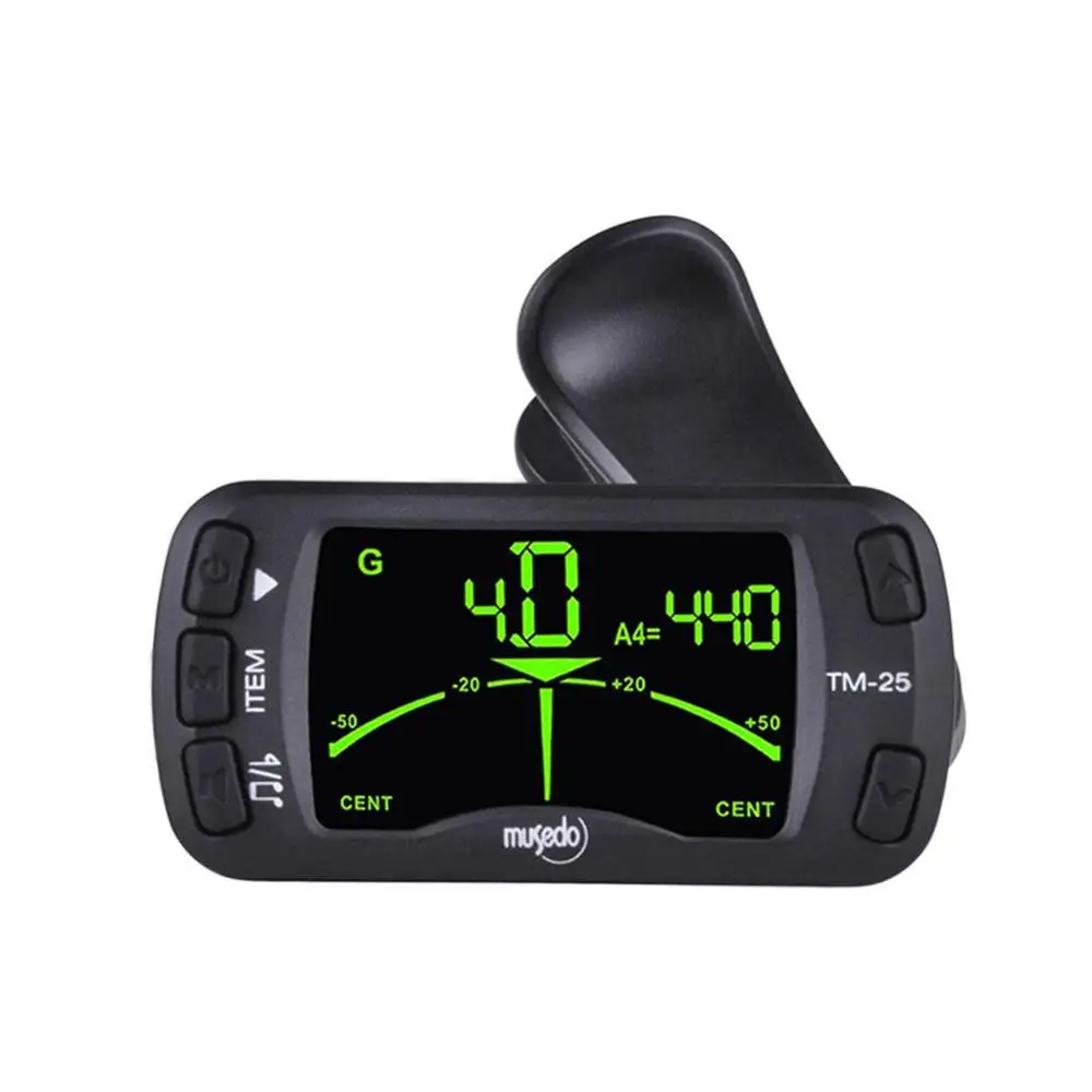 2 In 1 Electric Guitar Tuner & Metronome Multifunctional Portable Clip