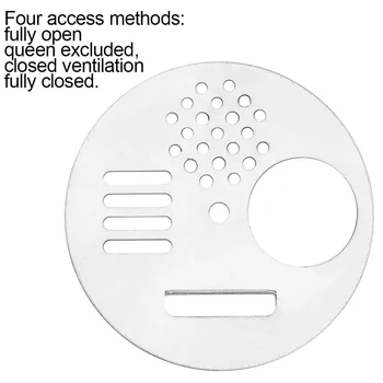 

10Pcs Round Bee Hive Box Entrance Gate Disc Plastic Bee Nest Door Honey comb Entrance Gate Beekeeping Tool Equipment