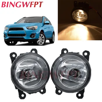 

2pcs/lot Car Front Bumper LED fog Lights For Mitsubishi ASX 2013 2014 (installation,fog bracket need to be modified) Halogen
