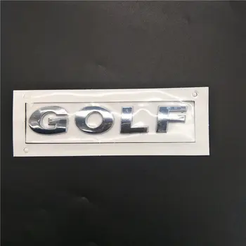 

Apply to GOLF Rear vehicle logo Post character mark English letter Golf logo silvery