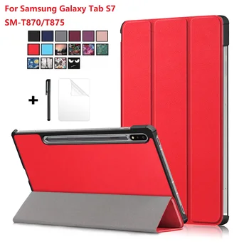 

Tablet Case for Samsung Galaxy Tab S7 11'' Ultra Thin Slim Shell Trifold Stand for SM-T870 T875 Auto Sleep/Wake with Soft Film