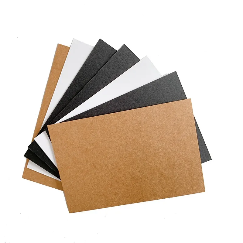 20pcs Blank postcard card Kraft Brown White Black cards lettering vintage Stationery letter paper 14*10CM