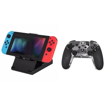 

1 Pcs Anti-Slip Compact Bracket Play Stand Stand Holder & 1 Pcs Bluetooth Wireless Gyroscope Accelerator Game Controller