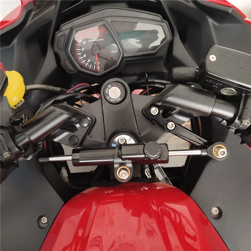 Для KAWASAKI NINJA250 EX250 2008-2012 Аксессуары рулевой демпфер Стабилизатор Монтажный кронштейн комплект NINJA250 контроль безопасности