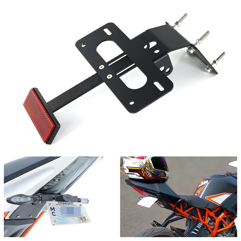 

Fit For KTM RC125 RC200 RC390 2014-2022 Motorcycle Rear License Plate Tail Frame Holder Bracket Fender Eliminator
