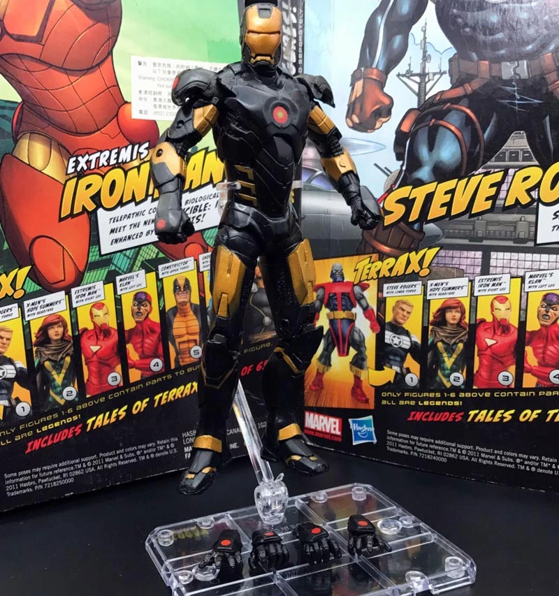 Marvel Legends Gold-black Ironman Armor 