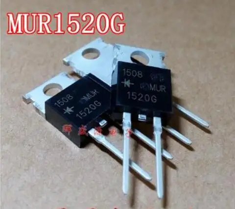 

Free shipping 50PCS MUR1520G MUR1520 TO-220