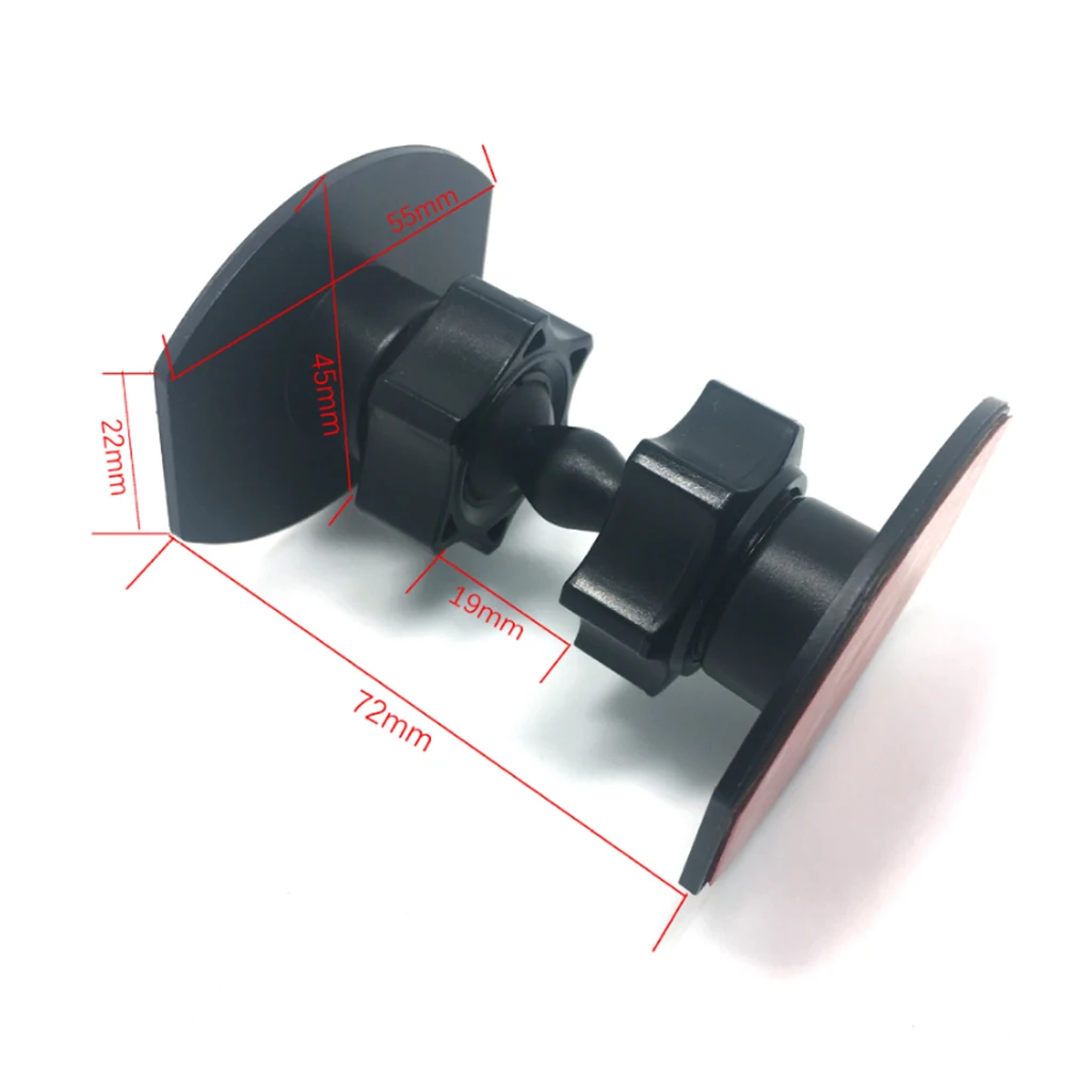 Pair Universal 360 Degree Rotating Bracket Car Phone Holder Adhesive Mount Stand Bracket