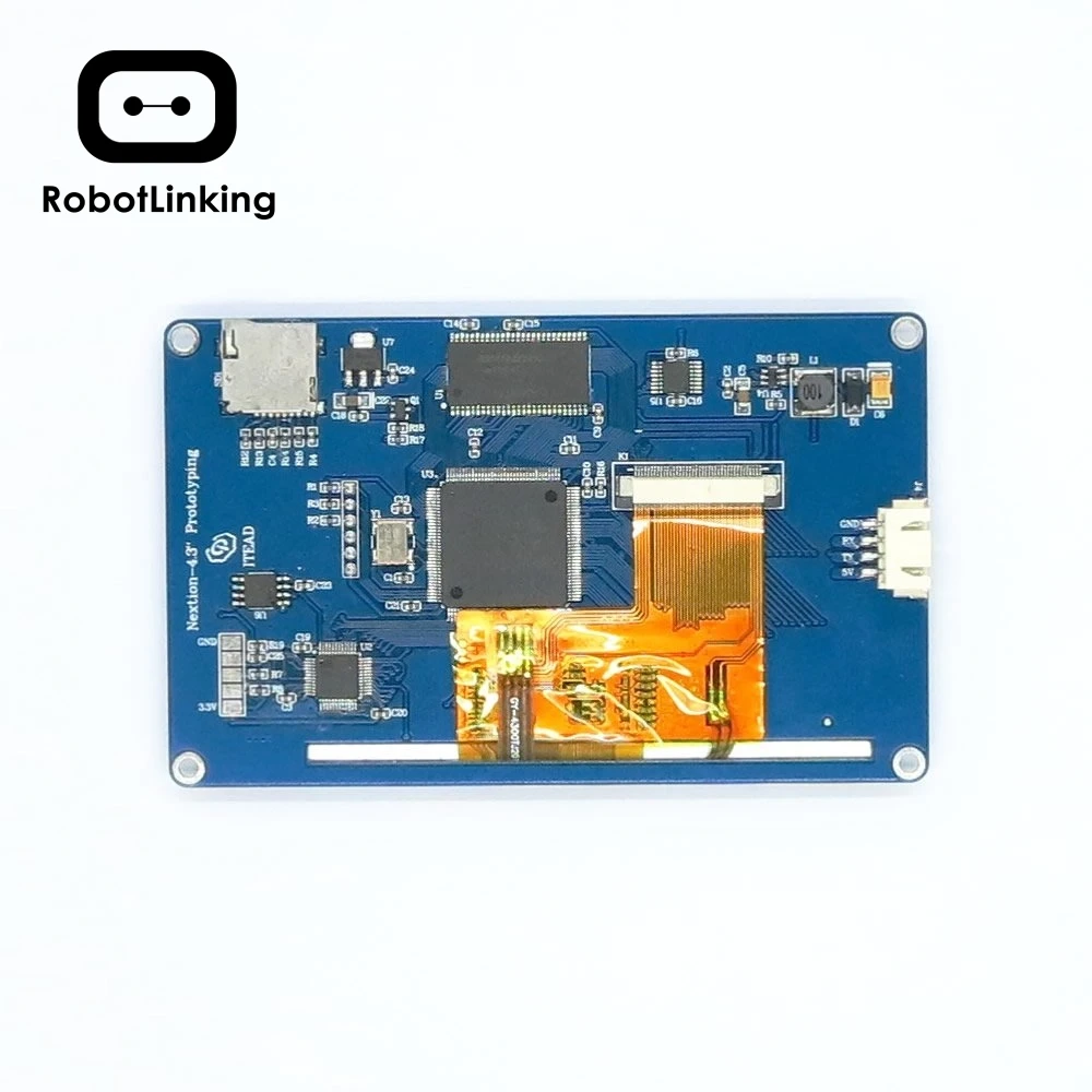 Nextion 4 3 ''HMI ЖК дисплей модуль TFT сенсорная панель для ESP8266|Интегральные схемы| |