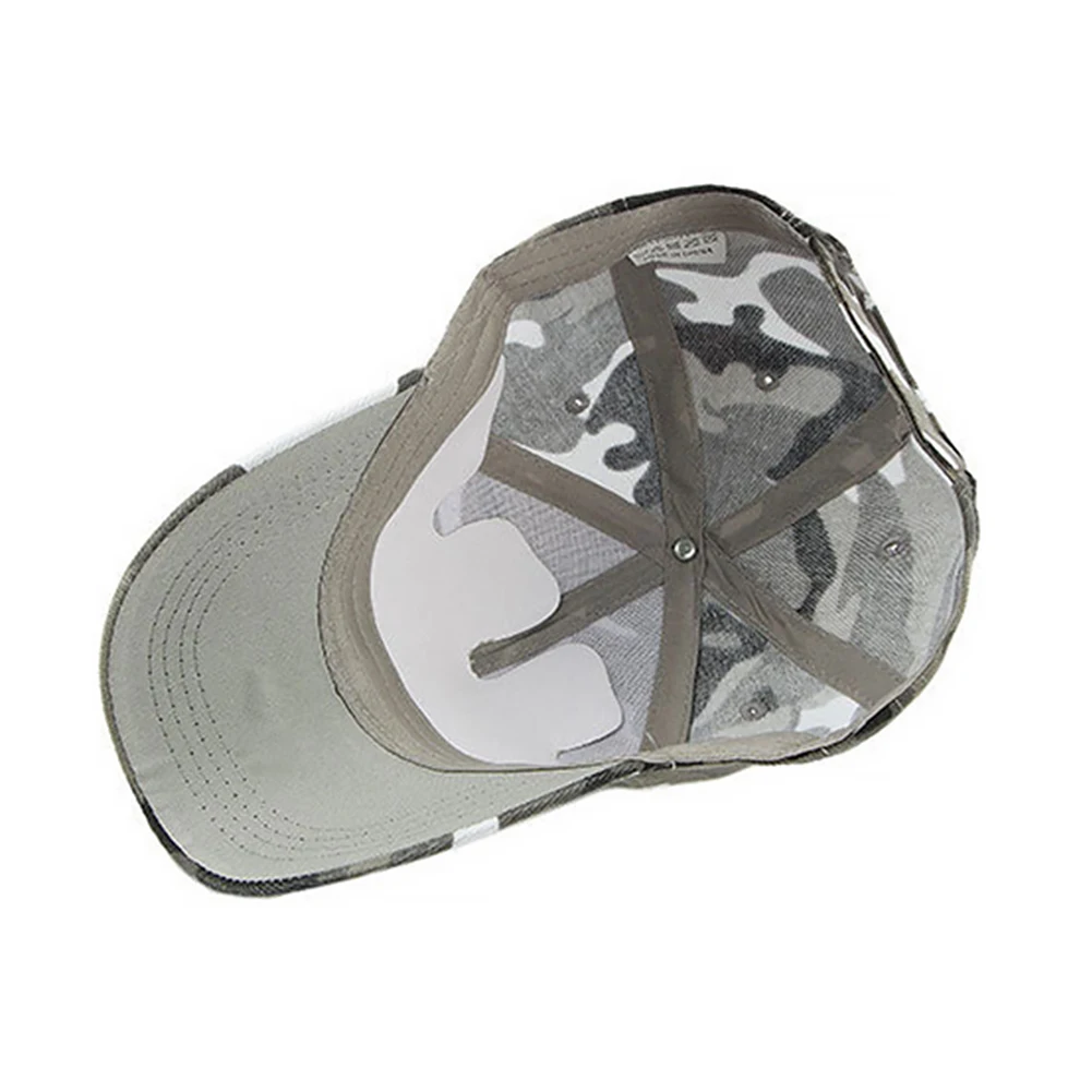 Adjustable Men Army Camouflage Camo Cap Camouflage Hats Climbing Cap For Hunting Fishing Desert Hat
