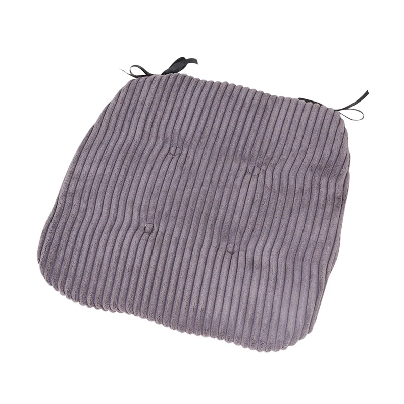 Dark grey Новые поступления Cojines зимняя подушка на стул переносное сиденье Подушка Мягкий коврик для туалета стул для офиса, бара задняя Coussin домашний декор - Цвет: Dark grey