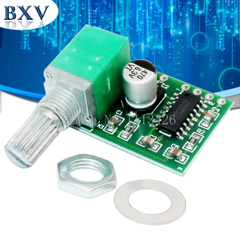 

10PCS/LOT PAM8403 mini 5V digital amplifier board with switch potentiometer can be USB powered