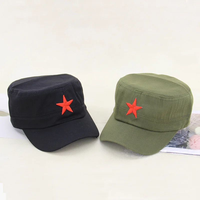 Мужская кепка s, красная, звездная, армейская Кепка, вечерние, для мужчин, для международных бригадов, плоский верх, крутая, Армейская, военная Кепка, кепка s, мужская, SA-8