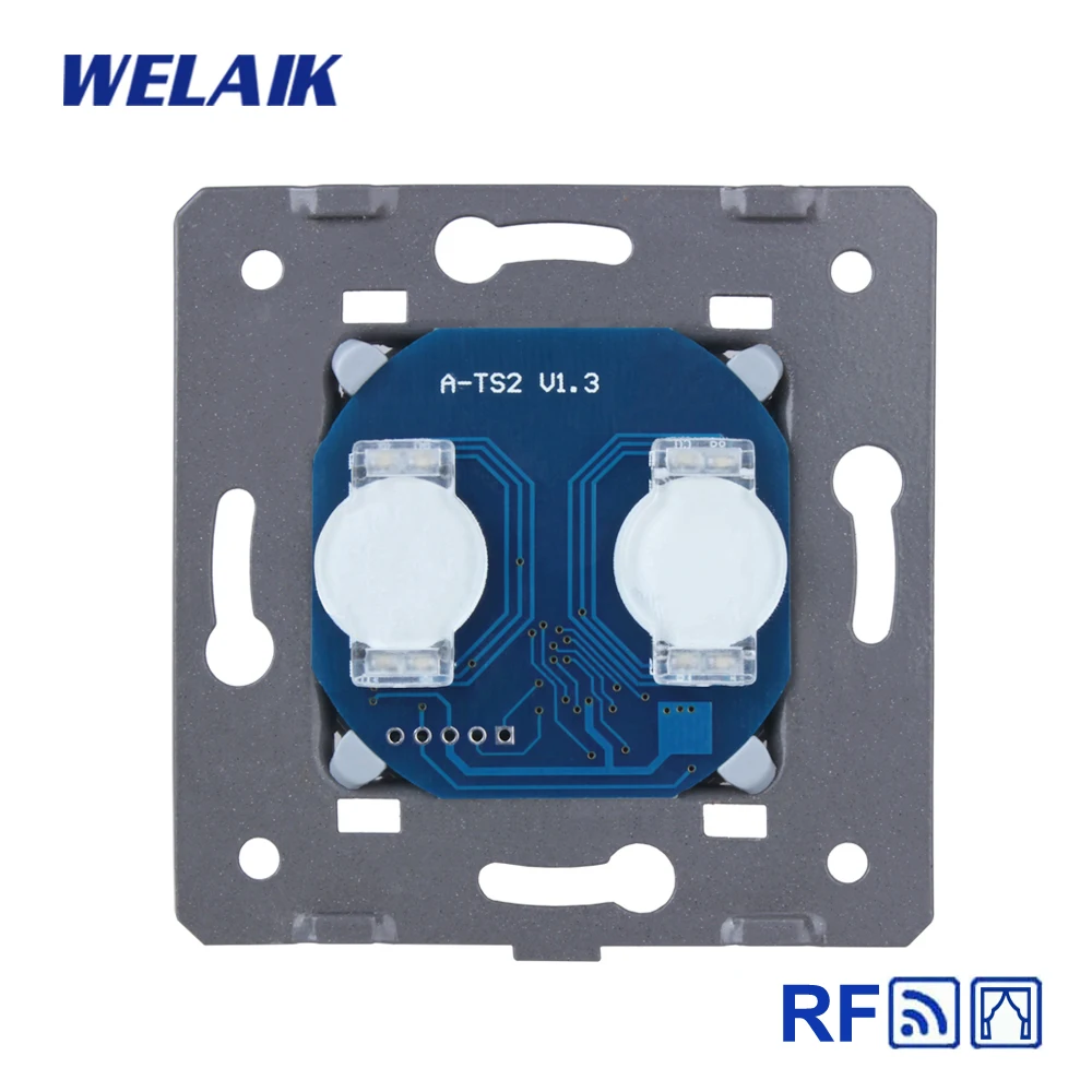 WELAIK EU RF жалюзи, настенный сенсорный выключатель, пульт дистанционного управления, занавес, сенсорный переключатель, детали для самостоятельной сборки AC250V A923CL