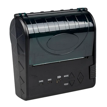 

POS-8003 Printer, 80mm Portable Wireless Bluetooth Bill Thermal Printer,for Printing on Android and Apple Phones-EU Plug