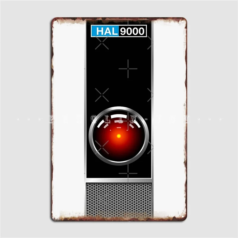 Pannello Hal 9000 Dal 2001 A Space Odysseys Metal Sign Personalizza Cinema Garage Cave Pub Garage Decorazione Tin Sign Poster