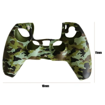 

Colorful Handle Sleeve Silicone Case Skin Protective Cover for PlayStation PS5 L4MD