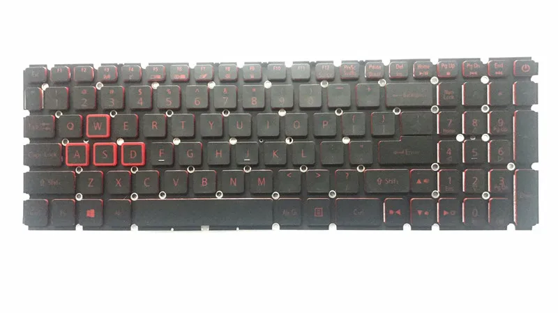 

Новинка для Acer Nitro 5 AN515-41 AN515-42 AN515-51 AN515-52 AN515-53 N16C7 N17C1 N17C7 клавиатура с подсветкой US
