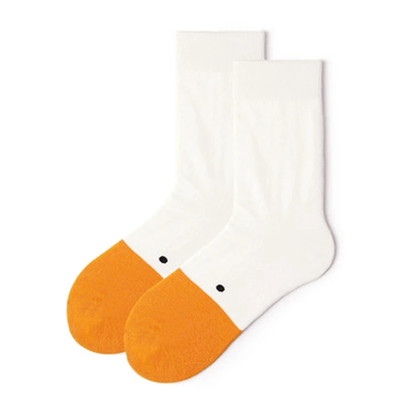 Креативные носки с гусиной головой милые спортивные женские носки хлопковые для девочек веселые носки рождественские подарки к празднику