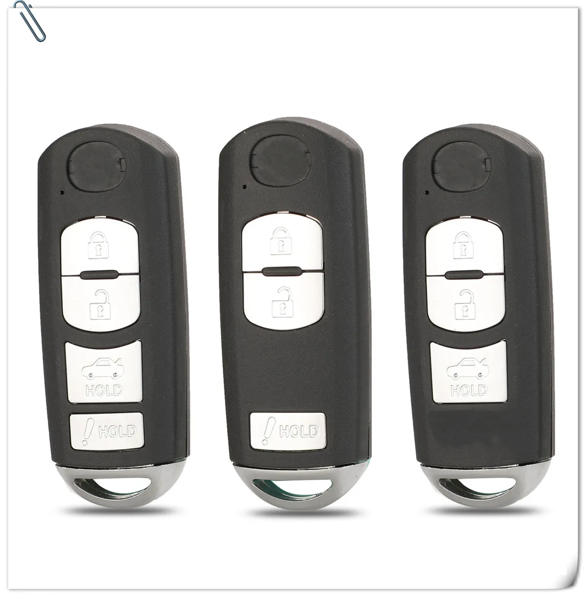 Keyforkess 10pcs per Mazda 3 6 CX-3 CX-5 di Ricambio 3/ 2 1/ 4 Pulsante Smart Remote auto Chiave Borsette Caso Fob Red Tenere MAZ24R Lama 6 Keyforkess 10pcs per Mazda 3 6 CX-3 CX-5 di Ricambio 3/ 2 1/ 4 Pulsante Smart Remote auto Chiave Borsette Caso Fob Red Tenere MAZ24R Lama - H4b1d361e9b9242d18b5a937c8cb18e17w