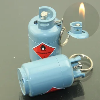 

Personality Originality Mini- Gas Tank Lighter Originality Lighter Gas Tank Lighter Bring Key Hanging Buckle
