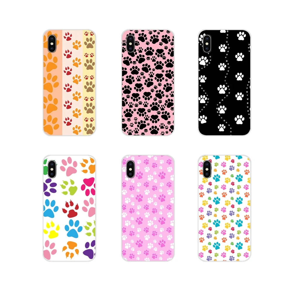 Для Samsung Galaxy S2 S3 S4 S5 Mini S6 S7 Edge S8 S9 S10E Lite Plus Dogs are girls best friends Dog paw аксессуары Чехлы |