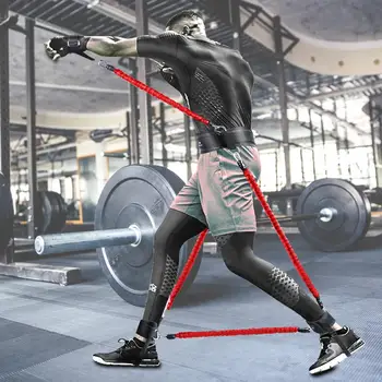 

12 Pcs Sports Fitness Resistance Bands Stretching Strap Set for Leg Arm Exercises Stretching Strap Set for Leg Training Tool