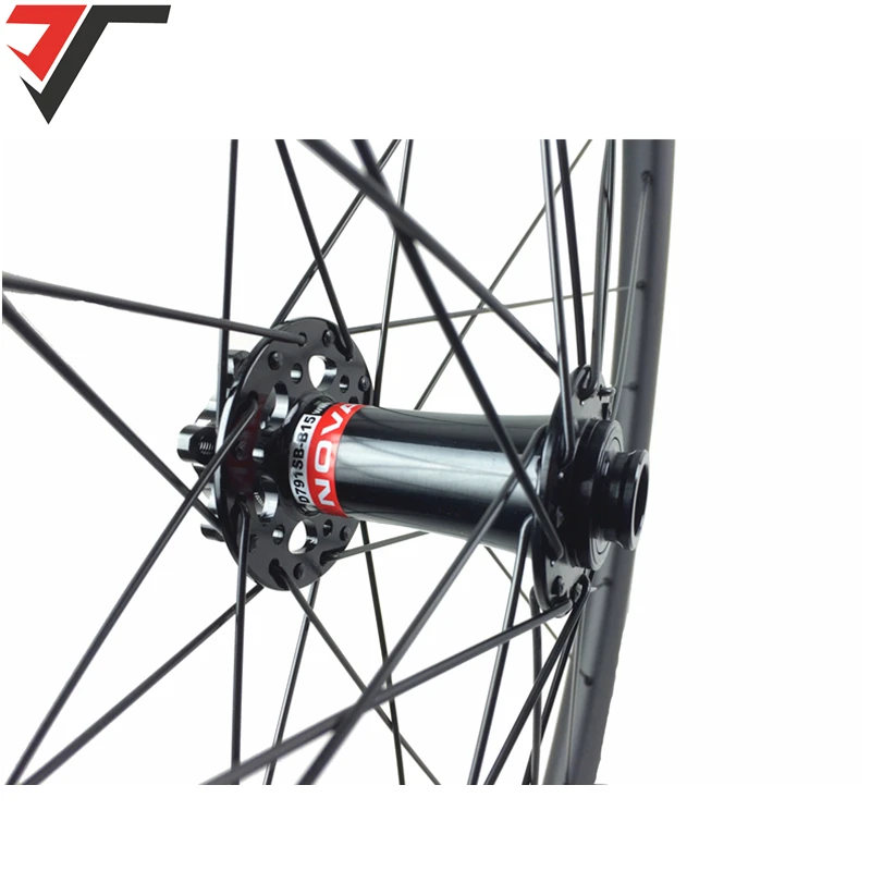 Excellent super light 1360g carbon mtb wheels 29er boost XC 30mm asymmetric Novatec 110*15 148*12mm carbon tubeless mountain bike wheelset 3