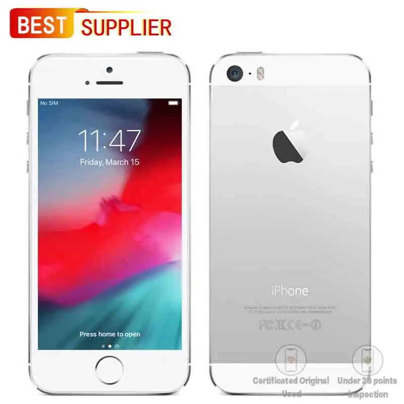 IPhone 5S разблокированный с GSM 16 ГБ/32 ГБ/64 Гб опционально выглядит как новый гарантия