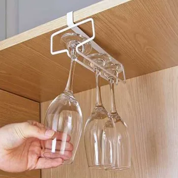 

Wine Glass Rack Creative Home Wine Glass Storage Rack Kitchen Cabinet Upside Down Rack Storages