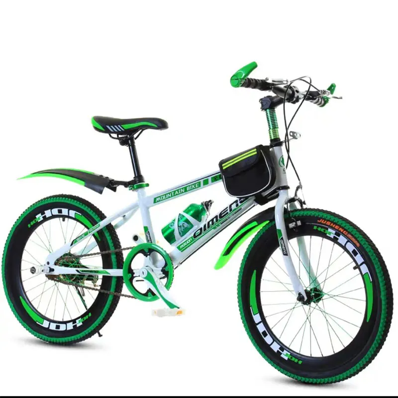 Single 18inch Green Детский горный велосипед Алюминиевый сплав нож кольцо из высокоуглеродистой стали рама Нескользящая шина Удобная губка подушка - Color: Single 18inch Green