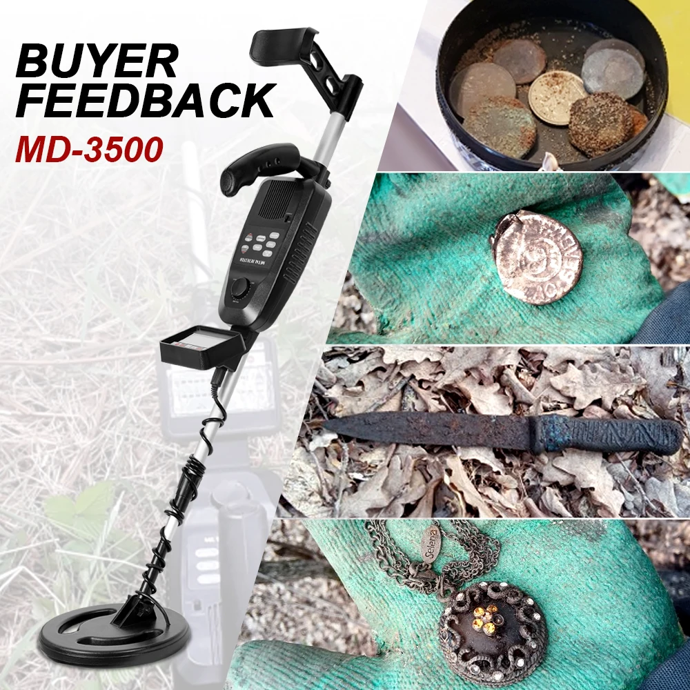 Najtaniej Podziemny wykrywacz metali MD 3500 MD3500 wykrywacz skarbów wykrywacz metali złoty srebrny wykrywacz Stud Finder Metaaldetector