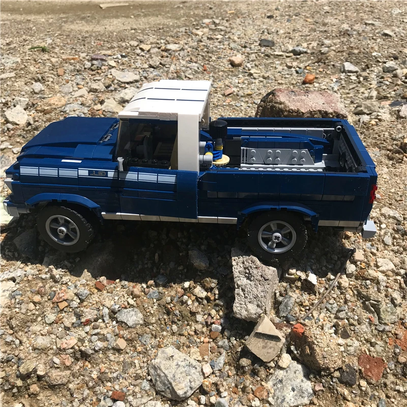 MOC 30410 Ford Mustang Pickup Truck Compatible with LEGO 10265