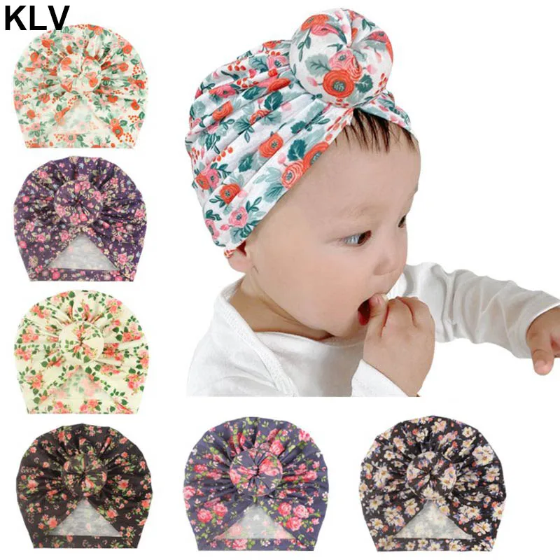 floral baby turban
