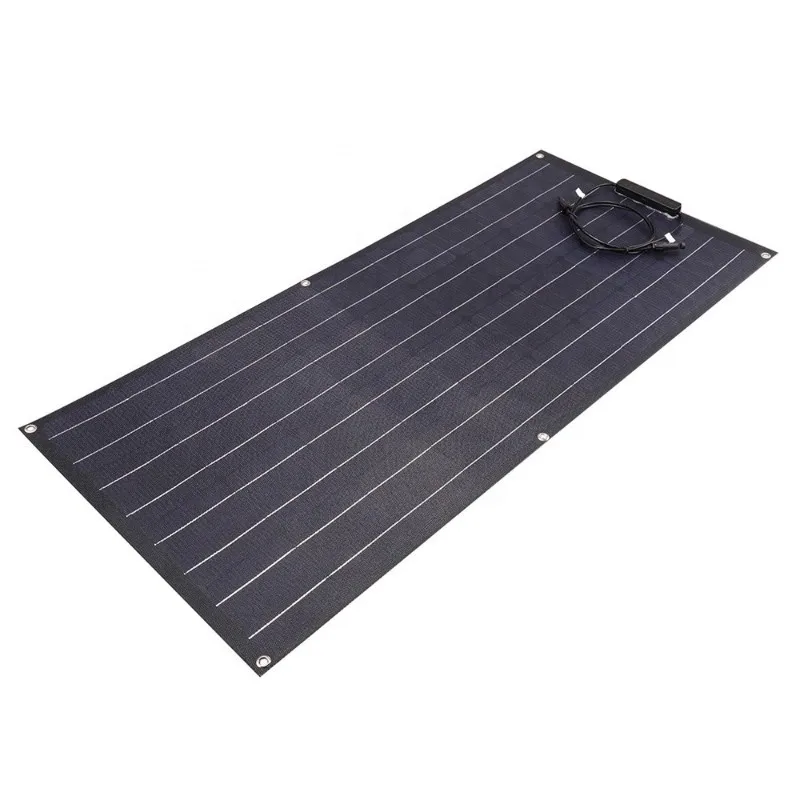 

100W ETFE flexible solar panel for caravan, boat, 12v battery