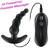 Érotique 10 fréquence Prostate Massage Anal Plug gode vibrateur perles anales godemichet Anal Clitoris stimulateur jouets sexuels pour pour adultes ► Photo 2/6