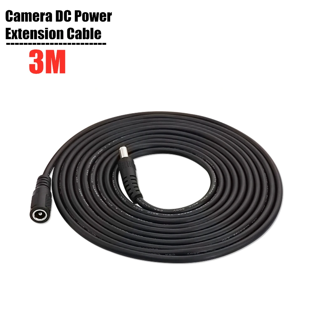 

Wifi Camera DC Monitoring Revolution To Mother Power Extension Cable 3m Suitable For LED, Router, Monitor, Camera, Solar panel