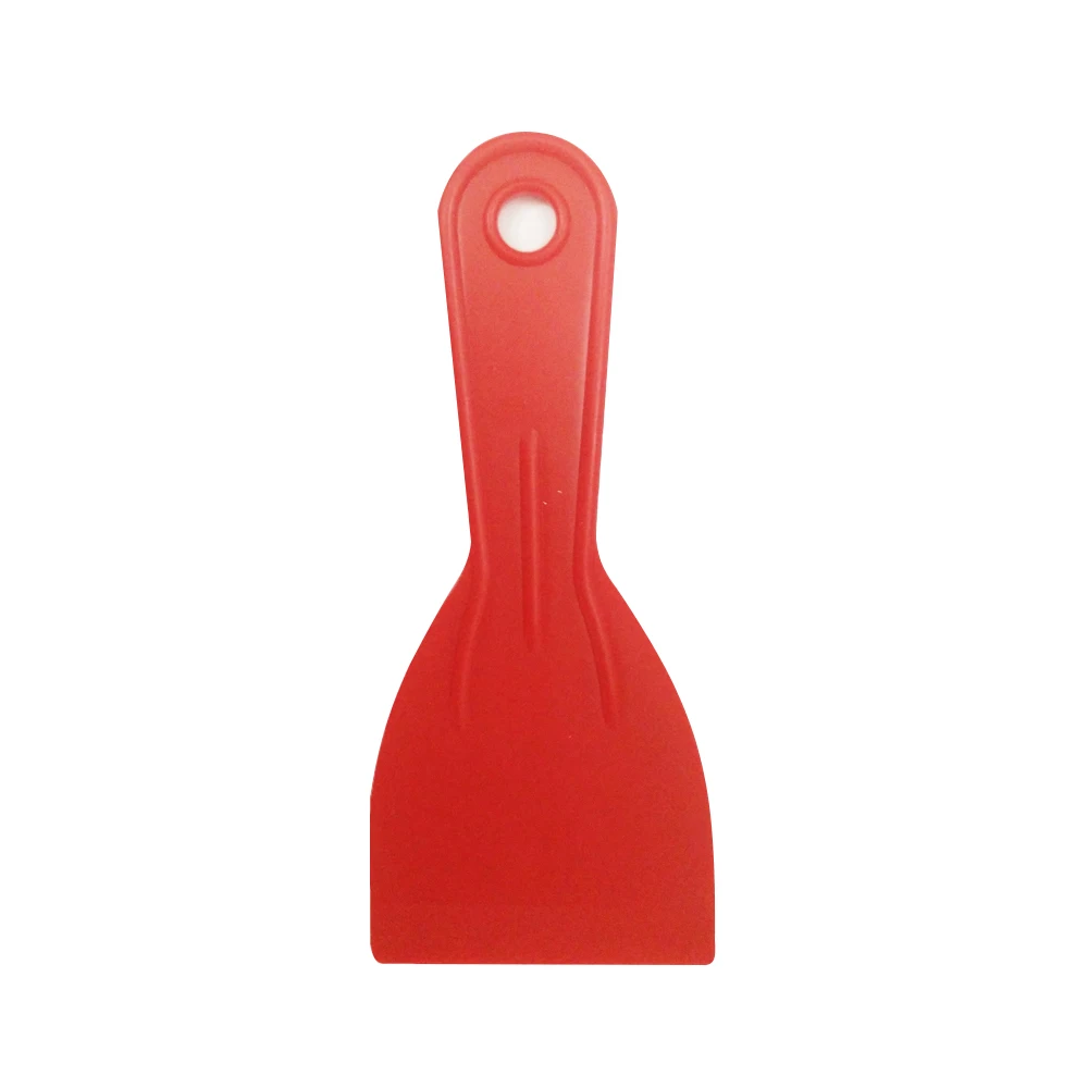 Красный 3-Pack пластиковый набор шпателей Многофункциональный PP пластиковый шпатель нож-скребок набор чистой штукатурный шпатель набор ручных инструментов