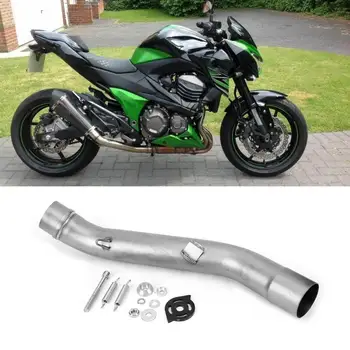 

Exhaust Outlet Middle Pipe Connector Adapter Fits for Kawasaki Z800 2009 2010 2011 2012 2013 2014 2015 2016 2017 2018 2019