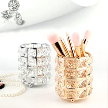 1 шт. Алмазный держатель кисточки для ногтей для хранения креативных стеклянных ручек для макияжа Блестящий Макияж инструмент для дизайна ногтей Аксессуары Набор лаков для ногтей