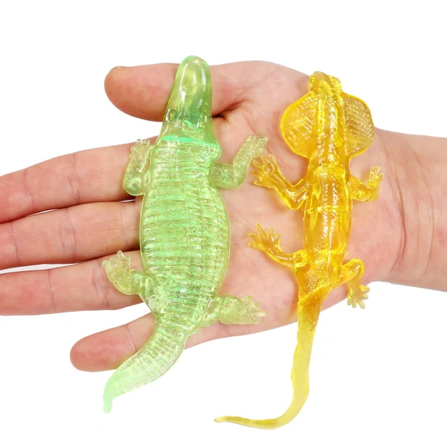 Snake Crocodile Lizard Toy Sticky Animals Kids Toys Boys Girls Weird Stuff Farce Et Attrape Blague Novelty Gifts Funny Gadgets 2