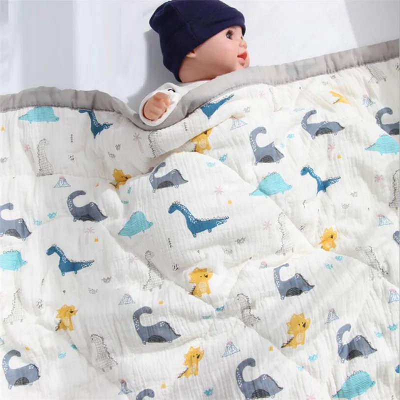 110x150cm cotton kids bedding quilt baby nursery school sleeping blanket quilt soft warm light children blanket