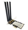 BCM94360CSAX BCM943602CS Bcm94331CSAX desktop PCI-e PCIE 1x 16x PC wifi + bluetooth адаптер конвертер для WLAN карты Apple ► Фото 2/6