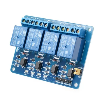 

5V 4 Channel Relay Shield Module Optocoupler for PIC AVR DSP Arduino ARM TE180