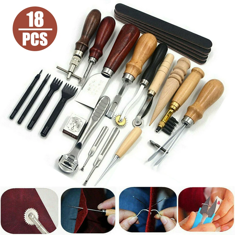Rougher Leather-Craft Hand Tool Stainless Steel Leathercraft Tools-Leather  Beveler Tool for DIY Leather-Crafts KXRE - AliExpress